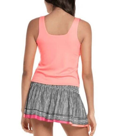 LUCKY IN LOVE NWT FITTED SQUARED UP CROP TANK Athletic Small - Picture 2 of 6
